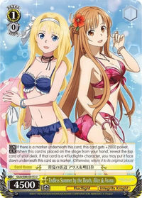 Endless Summer by the Beach, Alice & Asuna (SAO/S80-E015 U) [Sword Art Online -Alicization- Vol.2] - POKÉ JEUX