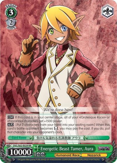 Energetic Beast Tamer, Aura (OVL/S62-E029 RR) [Nazarick: Tomb of the Undead] - POKÉ JEUX