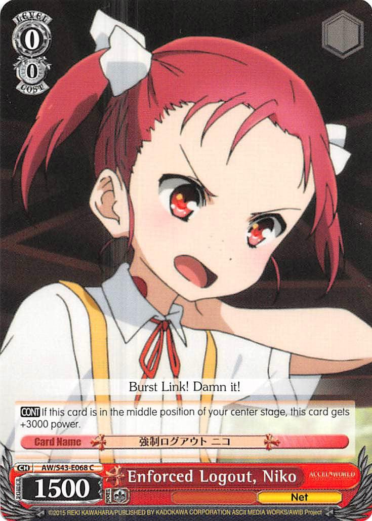 Enforced Logout, Niko (AW/S43-E068 C) [Accel World -Infinite Burst-] - POKÉ JEUX