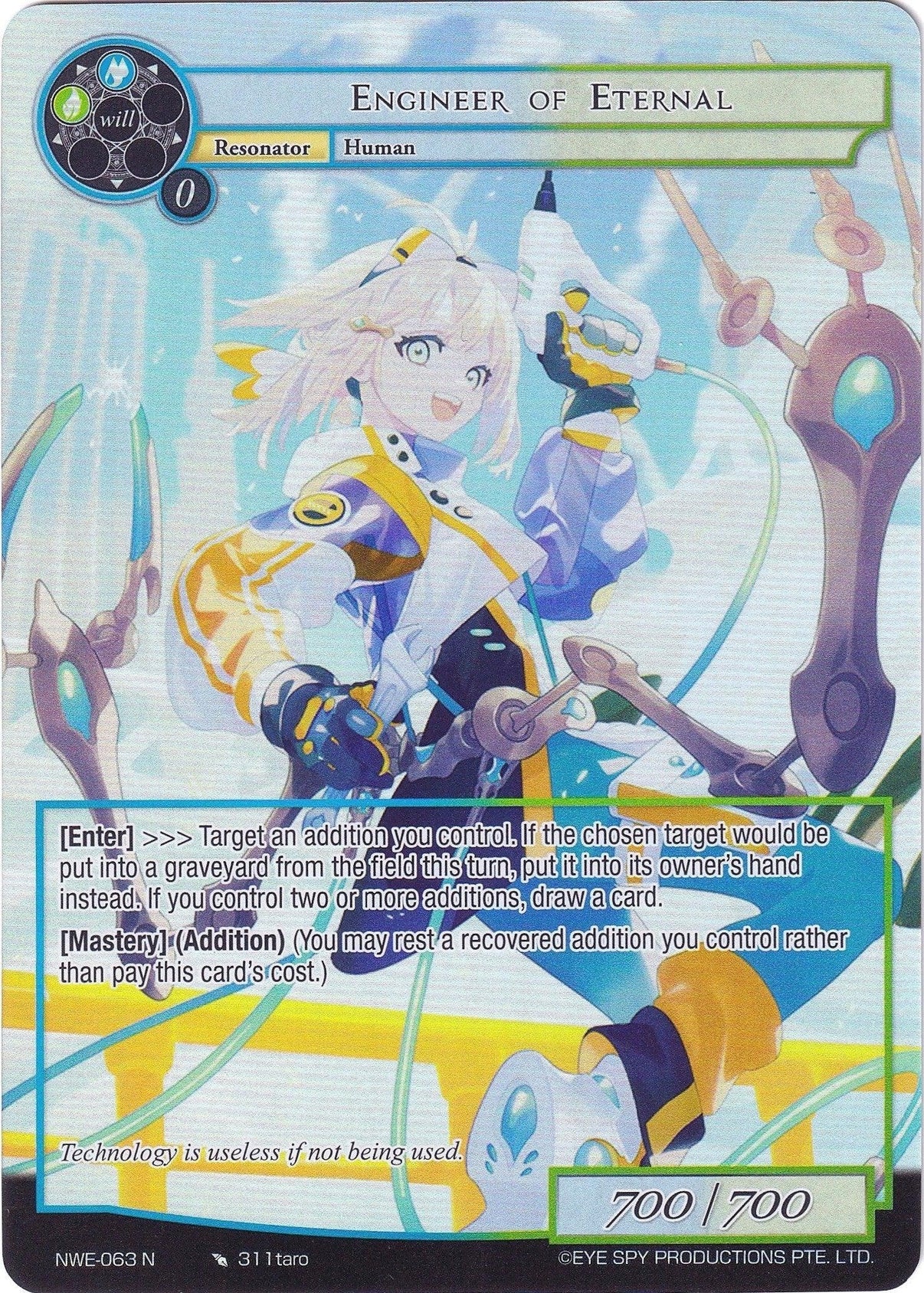 Engineer of Eternal (Full Art) (NWE-063 N) [A New World Emerges] - POKÉ JEUX