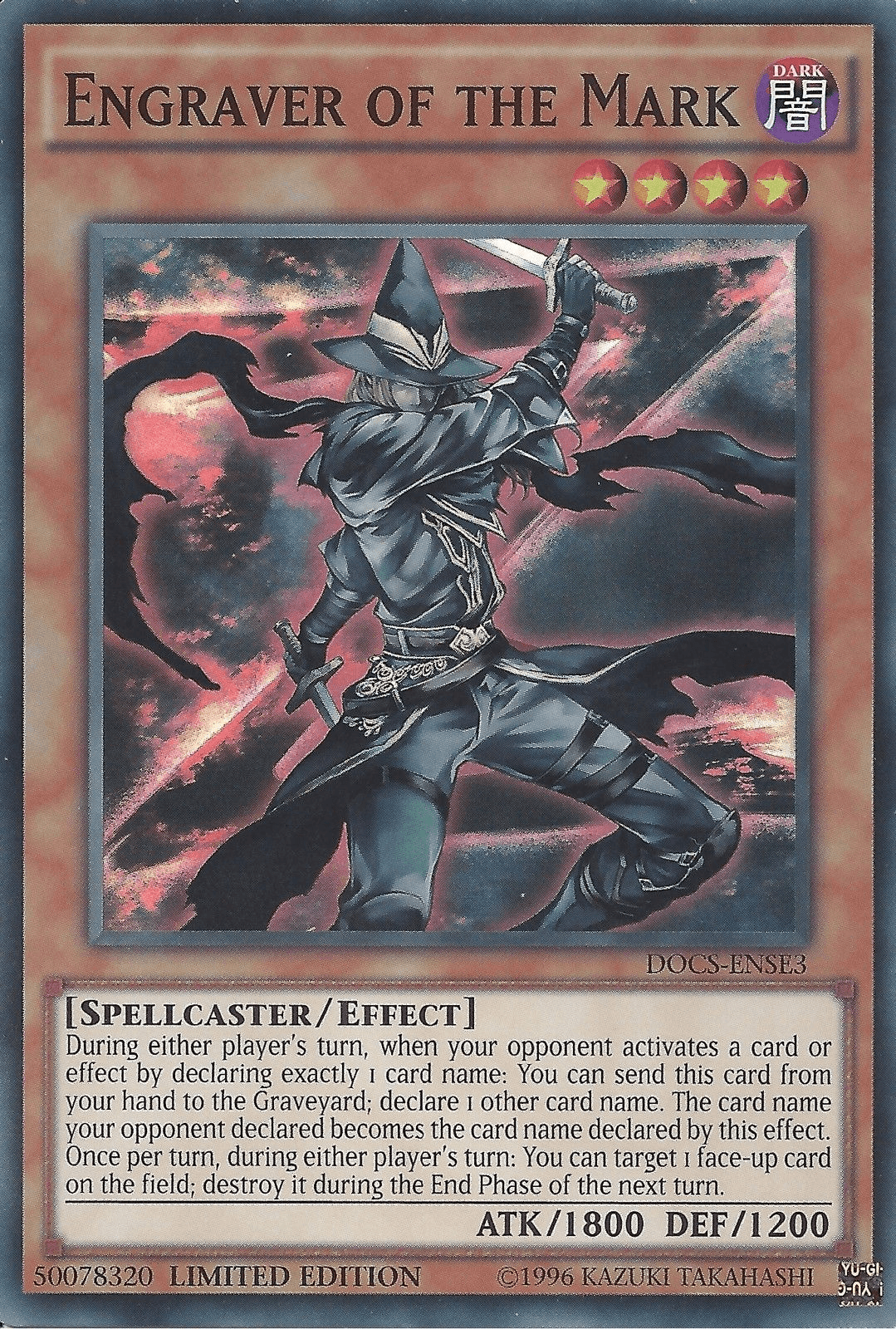 Engraver of the Mark [DOCS-ENSE3] Super Rare - POKÉ JEUX
