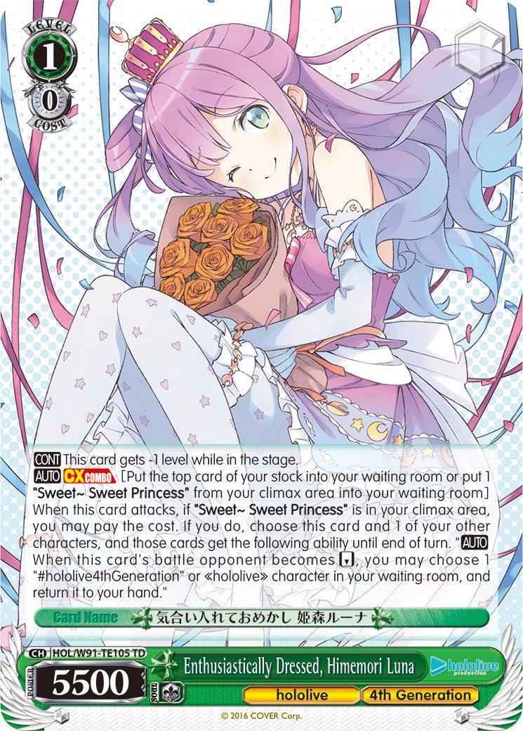 Enthusiastically Dressed, Himemori Luna (HOL/W91-TE105 TD) [hololive production] - POKÉ JEUX