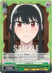 Entrance Examination, Yor (SPY/S106-TE16 TD) [SPY x FAMILY] - POKÉ JEUX