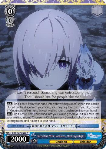 Entrusted With Goodness, Mash Kyrielight (FGO/S87-E094 C) [Fate/Grand Order THE MOVIE Divine Realm of the Round Table: Camelot] - POKÉ JEUX