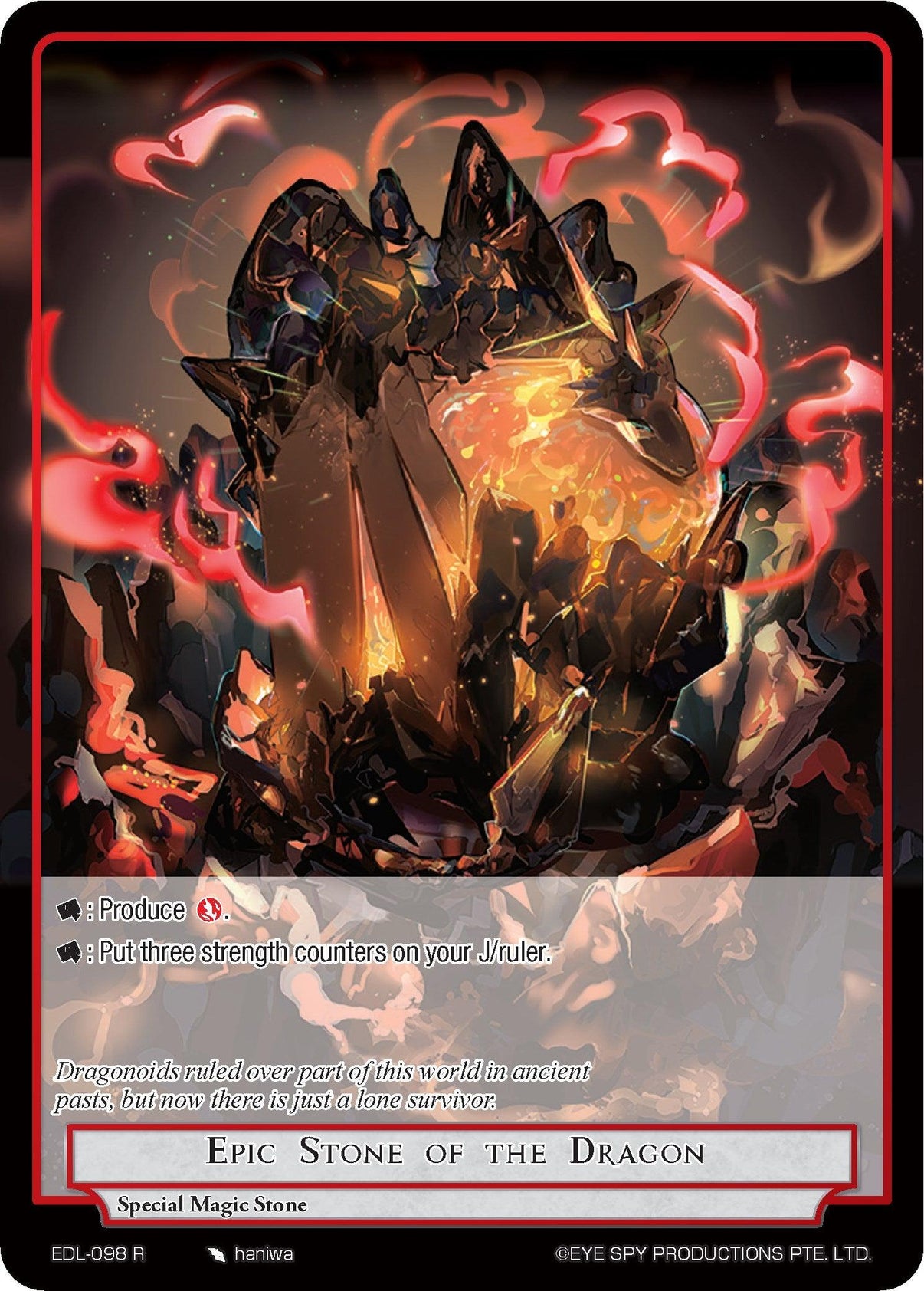 Epic Stone of the Dragon (EDL-098) [The Epic of the Dragon Lord] - POKÉ JEUX