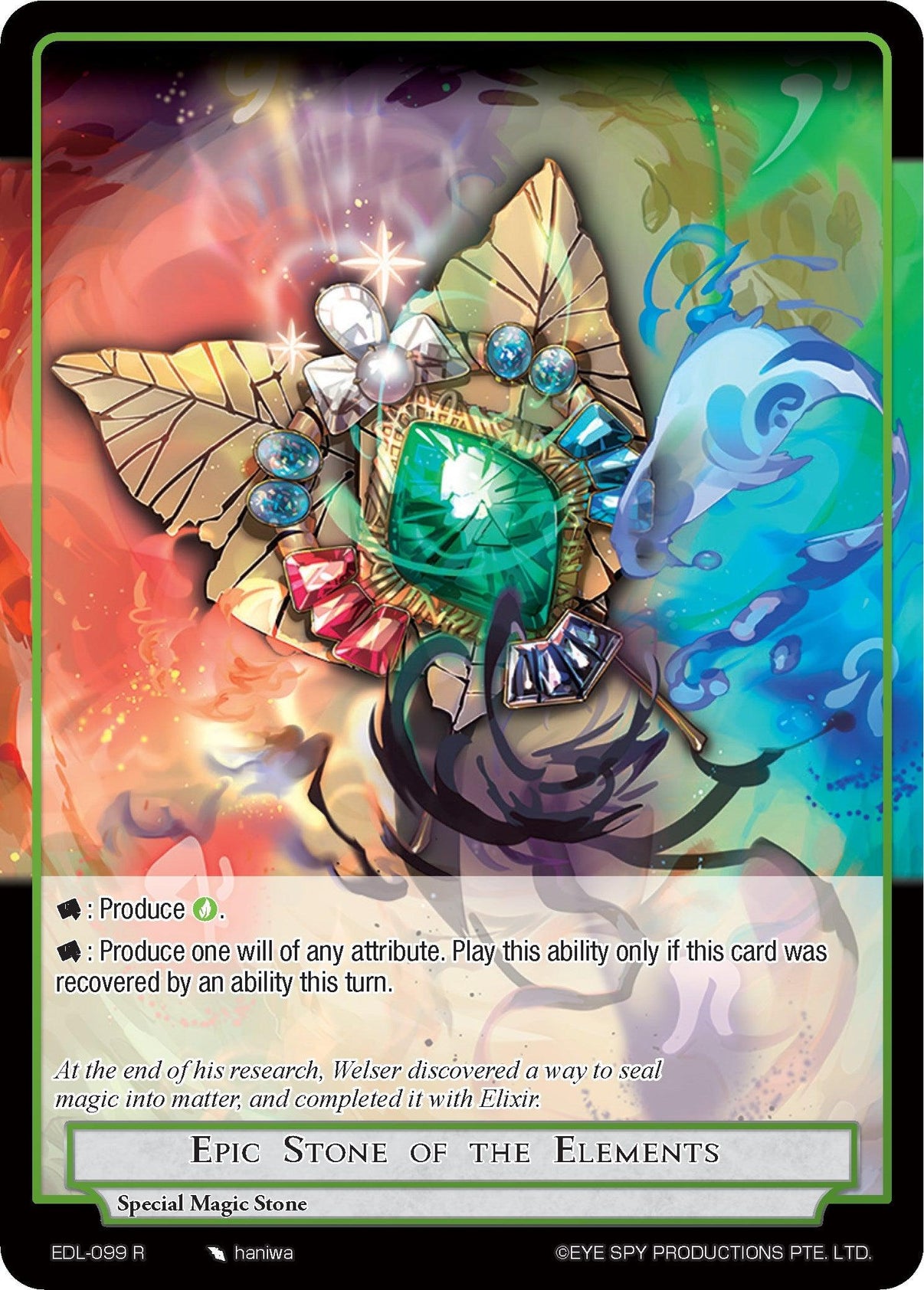 Epic Stone of the Elements (EDL-099) [The Epic of the Dragon Lord] - POKÉ JEUX