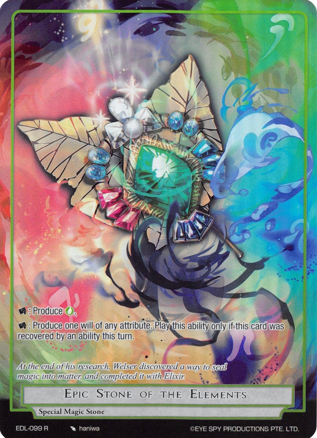 Epic Stone of the Elements (Full Art) (EDL-099) [The Epic of the Dragon Lord] - POKÉ JEUX