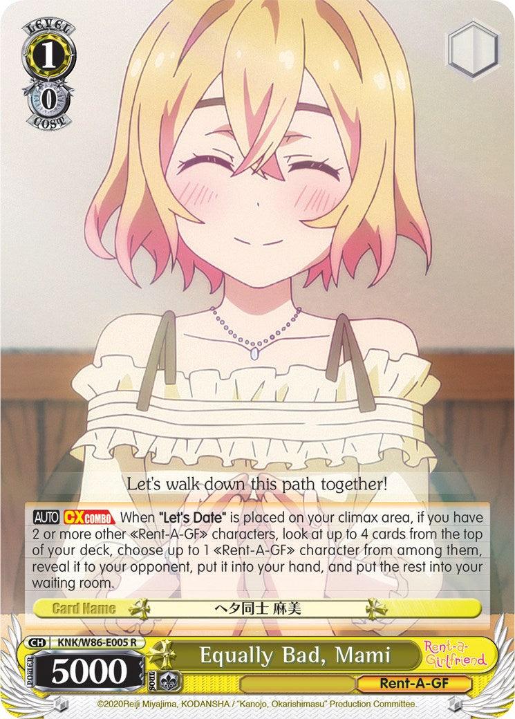 Equally Bad, Mami (KNK/W86-E005 R) [Rent-A-Girlfriend] - POKÉ JEUX