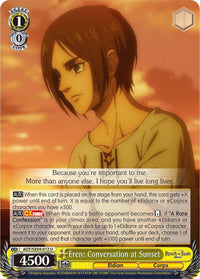 Eren: Conversation at Sunset [Attack On Titan: Final Season] - POKÉ JEUX