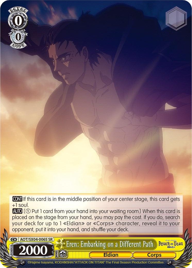 Eren: Embarking on a Different Path (Foil) [Attack On Titan: Final Season] - POKÉ JEUX