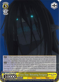 Eren Titan: Welcoming Foreigners (Foil) [Attack On Titan: Final Season] - POKÉ JEUX