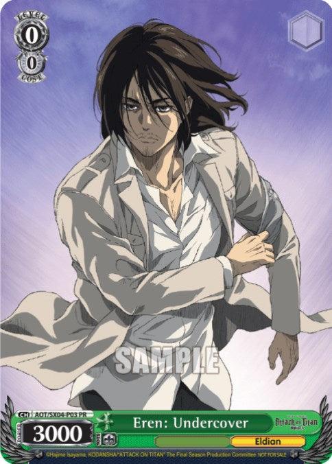 Eren: Undercover (AOT/SX04-PE03 PR) (Promo) [Attack on Titan Vol. 2] - POKÉ JEUX