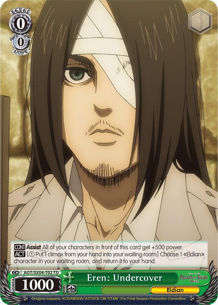 Eren: Undercover (Foil) [Attack On Titan: Final Season] - POKÉ JEUX