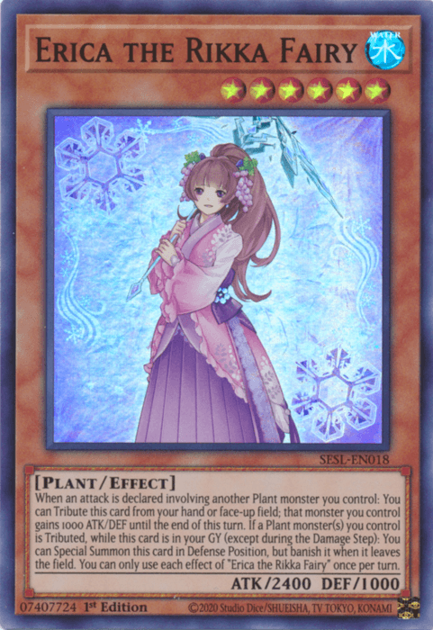 Erica the Rikka Fairy [SESL-EN018] Super Rare - POKÉ JEUX