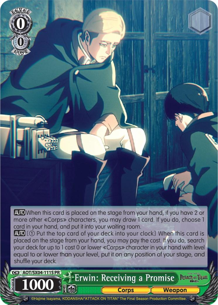 Erwin: Receiving a Promise (Foil) [Attack On Titan: Final Season] - POKÉ JEUX