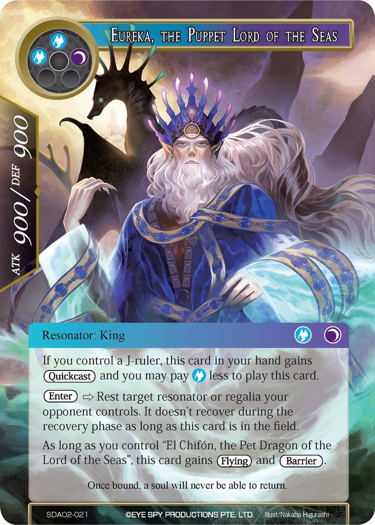 Eureka, the Puppet Lord of the Seas (SDAO2-021) [Alice Origin II Starter Deck] - POKÉ JEUX