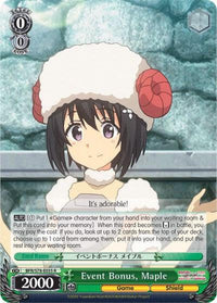 Event Bonus, Maple (BFR/S78-E035 R) [BOFURI: I Don't Want to Get Hurt, so I'll Max Out My Defense] - POKÉ JEUX