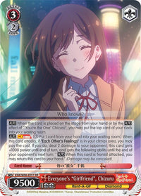 Everyone's "Girlfriend", Chizuru (KNK/W86-E051 RR) [Rent-A-Girlfriend] - POKÉ JEUX