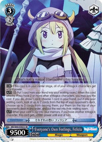 Everyone's Own Feelings, Felicia (MR/W80-E082S SR) [Magia Record: Puella Magi Madoka Magica [Side Story] (Anime)] - POKÉ JEUX