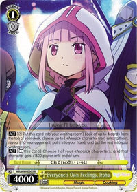 Everyone's Own Feelings, Iroha (MR/W80-E005 R) [Magia Record: Puella Magi Madoka Magica [Side Story] (Anime)] - POKÉ JEUX