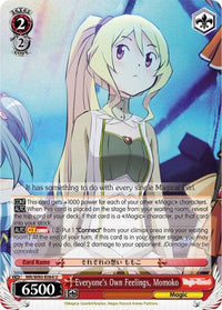 Everyone's Own Feelings, Momoko (MR/W80-E064 U) [Magia Record: Puella Magi Madoka Magica [Side Story] (Anime)] - POKÉ JEUX