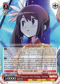 Everyone's Own Feelings, Tsuruno (MR/W80-E056 R) [Magia Record: Puella Magi Madoka Magica [Side Story] (Anime)] - POKÉ JEUX