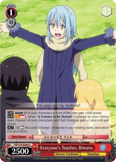 Everyone's Teacher, Rimuru (TSK/S70-E044 U) [That Time I Got Reincarnated as a Slime] - POKÉ JEUX