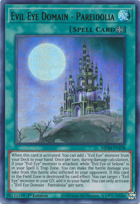 Evil Eye Domain - Pareidolia [MP20-EN238] Ultra Rare - POKÉ JEUX