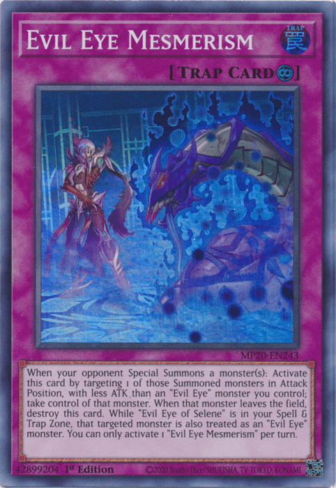 Evil Eye Mesmerism [MP20-EN243] Super Rare - POKÉ JEUX