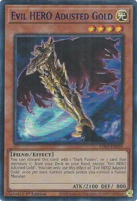 Evil HERO Adusted Gold (Blue) [LDS3-EN025] Ultra Rare - POKÉ JEUX
