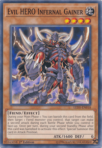 Evil Hero Infernal Gainer [LED5-EN018] Common - POKÉ JEUX