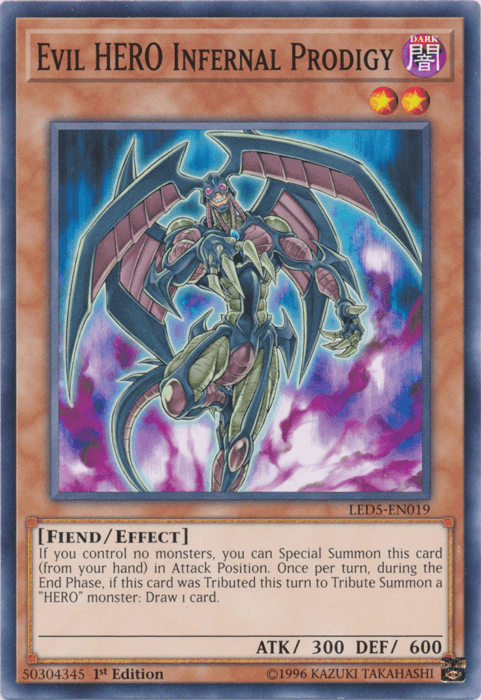 Evil Hero Infernal Prodigy [LED5-EN019] Common - POKÉ JEUX