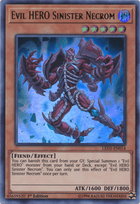 Evil Hero Sinister Necrom [LED5-EN014] Ultra Rare - POKÉ JEUX