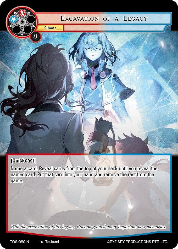 Excavation of a Legacy (TWS-089 N) [The War of the Suns] - POKÉ JEUX