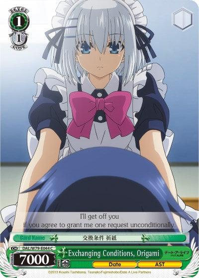 Exchanging Conditions, Origami (DAL/W79-E044 C) [Date A Live] - POKÉ JEUX