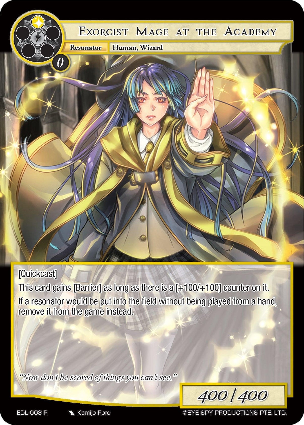 Exorcist Mage at the Academy (EDL-003) [The Epic of the Dragon Lord] - POKÉ JEUX