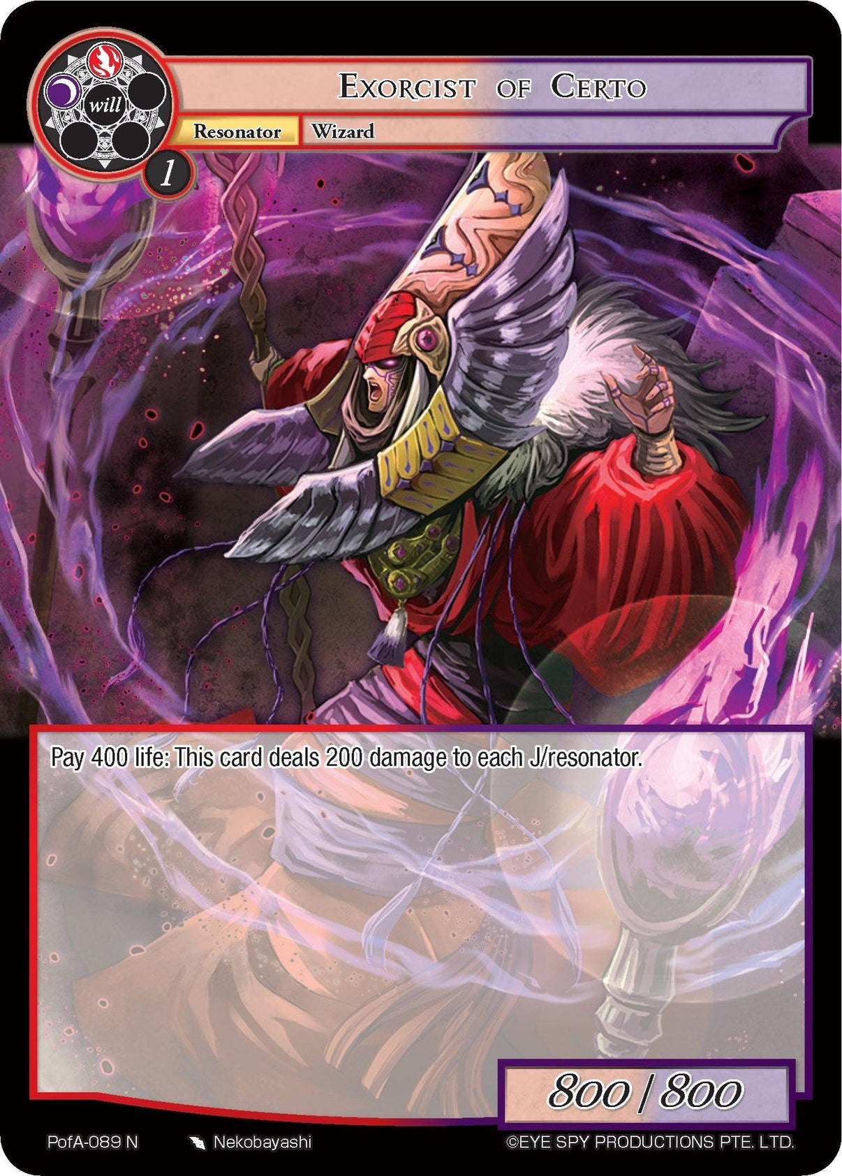 Exorcist of Certo (PofA-089) [Alice Origin IV: Prologue of Attoractia] - POKÉ JEUX
