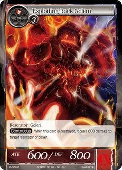 Exploding Rock Golem (2-028) [The War of Valhalla] - POKÉ JEUX