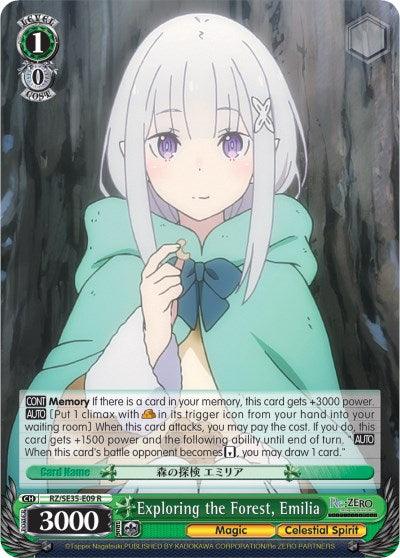 Exploring the Forest, Emilia (RZ/SE35-E09 R) [Re:ZERO: The Frozen Bond] - POKÉ JEUX