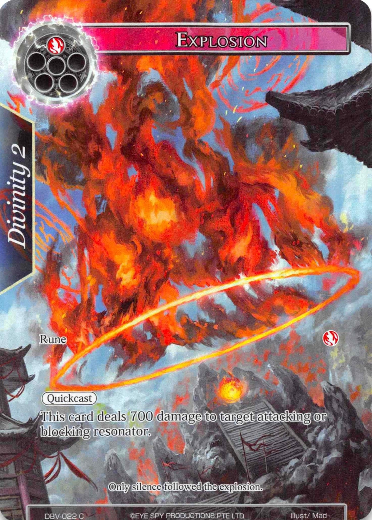 Explosion (Full Art) (DBV-022) [The Decisive Battle of Valhalla] - POKÉ JEUX