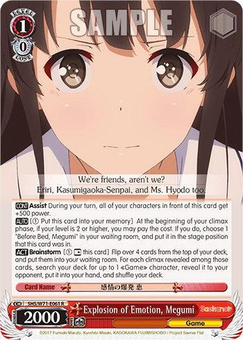 Explosion of Emotion, Megumi [Saekano How to Raise a Boring Girlfriend. flat] - POKÉ JEUX