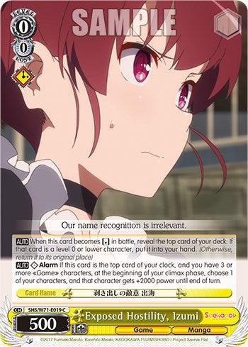 Exposed Hostility, Izumi [Saekano How to Raise a Boring Girlfriend. flat] - POKÉ JEUX