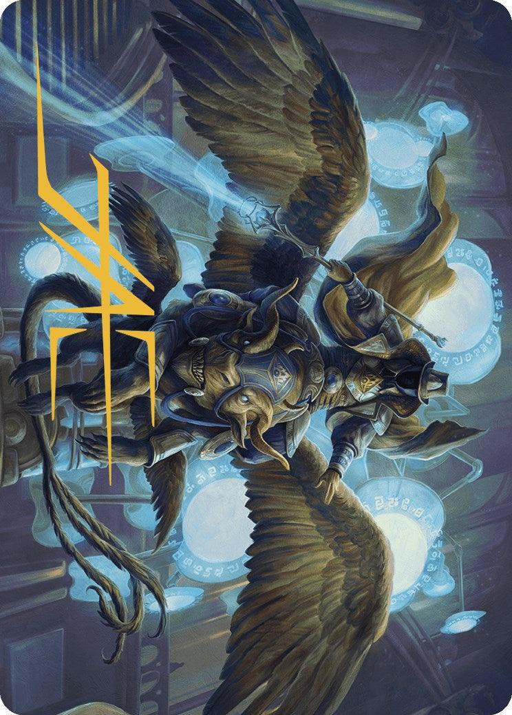 Ezrim, Agency Chief Art Card (Gold-Stamped Signature) [Murders at Karlov Manor Art Series] - POKÉ JEUX
