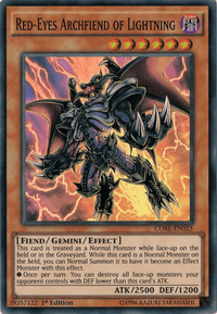 Red-Eyes Archfiend of Lightning [CORE-EN023] Super Rare - POKÉ JEUX