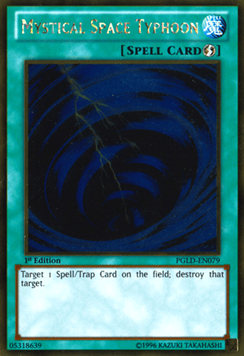 Mystical Space Typhoon [PGLD-EN079] Gold Rare - POKÉ JEUX