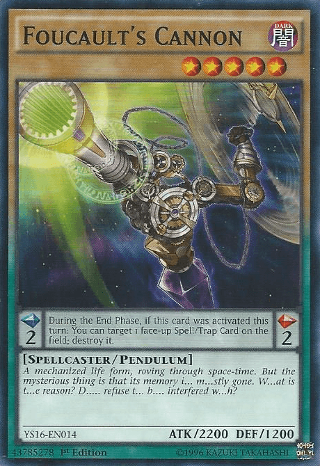 Foucault's Cannon [YS16-EN014] Common - POKÉ JEUX