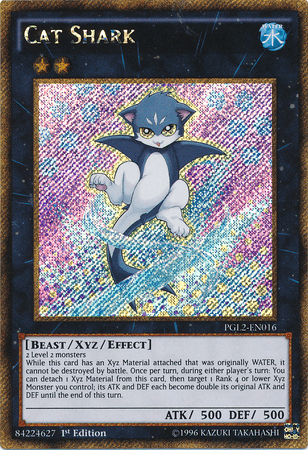 Cat Shark [PGL2-EN016] Gold Secret Rare - POKÉ JEUX