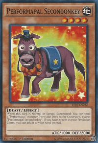 Performapal Secondonkey [YS16-EN012] Common - POKÉ JEUX