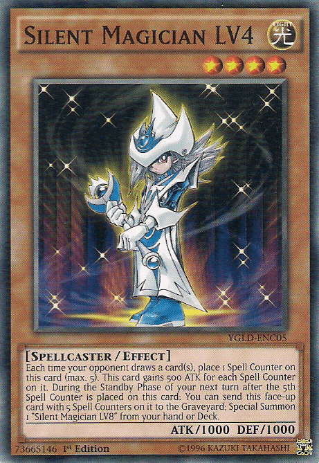 Silent Magician LV4 [YGLD-ENC05] Common - POKÉ JEUX