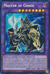 Master of Chaos [MP23-EN018] Prismatic Secret Rare - POKÉ JEUX